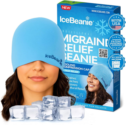 IceBeanie -  Alivio para migrañas, resacas y dolor de cabeza